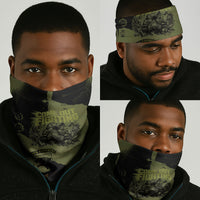 761st Tank Battalion Original Black Panthers Neck Gaiter Come Out Fighting - Sherman Tank Military - Distressed Scratch