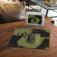 761st Tank Battalion Original Black Panthers Puzzle Come Out Fighting - Sherman Tank Military - Distressed Scratch