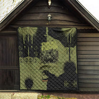 761st Tank Battalion Original Black Panthers Quilt Come Out Fighting - Sherman Tank Military - Distressed Scratch