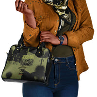 761st Tank Battalion Original Black Panthers Shoulder Handbag Come Out Fighting - Sherman Tank Military - Distressed Scratch