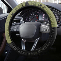 761st Tank Battalion Original Black Panthers Steering Wheel Cover Come Out Fighting - Sherman Tank Military - Distressed Scratch