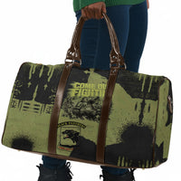 761st Tank Battalion Original Black Panthers Travel Bag Come Out Fighting - Sherman Tank Military - Distressed Scratch