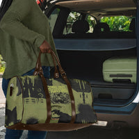 761st Tank Battalion Original Black Panthers Travel Bag Come Out Fighting - Sherman Tank Military - Distressed Scratch