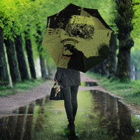 761st Tank Battalion Original Black Panthers Umbrella Come Out Fighting - Sherman Tank Military - Distressed Scratch