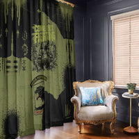 761st Tank Battalion Original Black Panthers Window Curtain Come Out Fighting - Sherman Tank Military - Distressed Scratch