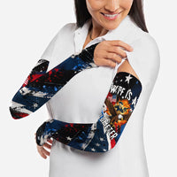 4th Of July WTF Is A Kilometer Patriotic Eagle Arm Sleeves American Flag George Washington