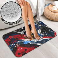 4th Of July WTF Is A Kilometer Patriotic Eagle Bathroom Set American Flag George Washington