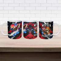 4th Of July WTF Is A Kilometer Patriotic Eagle Ceramic Mug American Flag George Washington
