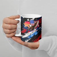 4th Of July WTF Is A Kilometer Patriotic Eagle Ceramic Mug American Flag George Washington