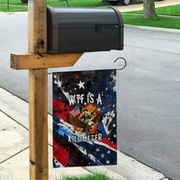4th Of July WTF Is A Kilometer Patriotic Eagle Garden Flag American Flag George Washington