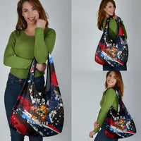4th Of July WTF Is A Kilometer Patriotic Eagle Grocery Bag American Flag George Washington