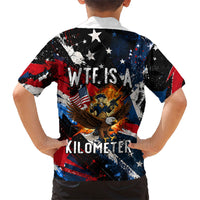 4th Of July WTF Is A Kilometer Patriotic Eagle Hawaiian Shirt American Flag George Washington