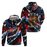 4th Of July WTF Is A Kilometer Patriotic Eagle Hoodie American Flag George Washington