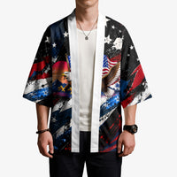 4th Of July WTF Is A Kilometer Patriotic Eagle Kimono American Flag George Washington