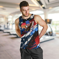 4th Of July WTF Is A Kilometer Patriotic Eagle Men Tank Top American Flag George Washington