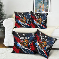 4th Of July WTF Is A Kilometer Patriotic Eagle Pillow Cover American Flag George Washington