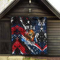 4th Of July WTF Is A Kilometer Patriotic Eagle Quilt American Flag George Washington