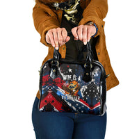 4th Of July WTF Is A Kilometer Patriotic Eagle Shoulder Handbag American Flag George Washington