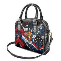 4th Of July WTF Is A Kilometer Patriotic Eagle Shoulder Handbag American Flag George Washington