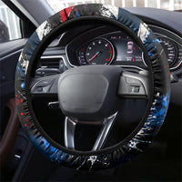 4th Of July WTF Is A Kilometer Patriotic Eagle Steering Wheel Cover American Flag George Washington