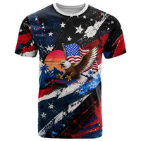 4th Of July WTF Is A Kilometer Patriotic Eagle T Shirt American Flag George Washington