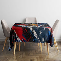 4th Of July WTF Is A Kilometer Patriotic Eagle Tablecloth American Flag George Washington