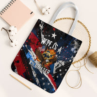 4th Of July WTF Is A Kilometer Patriotic Eagle Tote Bag American Flag George Washington