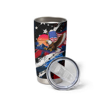 4th Of July WTF Is A Kilometer Patriotic Eagle Tumbler Cup American Flag George Washington