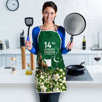 Pakistan Independence Day August 14 Apron Patriotic Markhor Heritage Landmarks And Jasmine