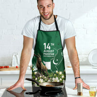 Pakistan Independence Day August 14 Apron Patriotic Markhor Heritage Landmarks And Jasmine