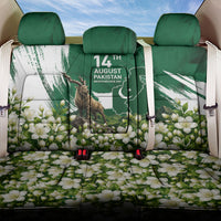 Pakistan Independence Day August 14 Back Car Seat Cover Patriotic Markhor Heritage Landmarks And Jasmine