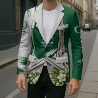 Pakistan Independence Day August 14 Blazer Patriotic Markhor Heritage Landmarks And Jasmine