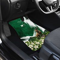 Pakistan Independence Day August 14 Car Mats Patriotic Markhor Heritage Landmarks And Jasmine