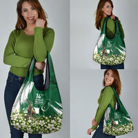 Pakistan Independence Day August 14 Grocery Bag Patriotic Markhor Heritage Landmarks And Jasmine