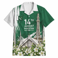 Pakistan Independence Day August 14 Hawaiian Shirt Patriotic Markhor Heritage Landmarks And Jasmine