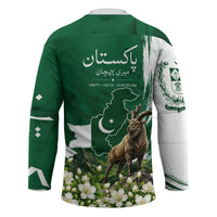 Pakistan Independence Day August 14 Hockey Jersey Patriotic Markhor Heritage Landmarks And Jasmine
