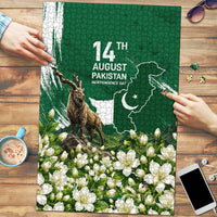Pakistan Independence Day August 14 Puzzle Patriotic Markhor Heritage Landmarks And Jasmine