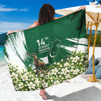 Pakistan Independence Day August 14 Sarong Patriotic Markhor Heritage Landmarks And Jasmine