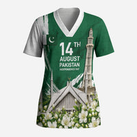 Pakistan Independence Day August 14 Scrub Top Patriotic Markhor Heritage Landmarks And Jasmine