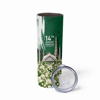 Pakistan Independence Day August 14 Skinny Tumbler Patriotic Markhor Heritage Landmarks And Jasmine