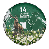 Pakistan Independence Day August 14 Spare Tire Cover Patriotic Markhor Heritage Landmarks And Jasmine