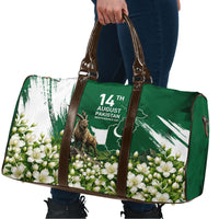 Pakistan Independence Day August 14 Travel Bag Patriotic Markhor Heritage Landmarks And Jasmine