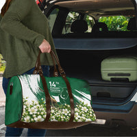 Pakistan Independence Day August 14 Travel Bag Patriotic Markhor Heritage Landmarks And Jasmine