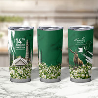 Pakistan Independence Day August 14 Tumbler Cup Patriotic Markhor Heritage Landmarks And Jasmine