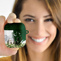 Pakistan Independence Day AirPods Case Patriotic Soldier Heritage Landmarks And Jasmine