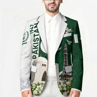Pakistan Independence Day Blazer Patriotic Soldier Heritage Landmarks And Jasmine