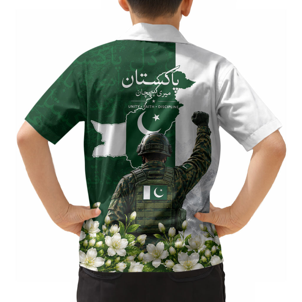 Pakistan Independence Day Hawaiian Shirt Patriotic Soldier Heritage Landmarks And Jasmine