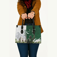 Pakistan Independence Day Leather Bag Patriotic Soldier Heritage Landmarks And Jasmine