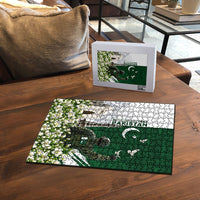 Pakistan Independence Day Puzzle Patriotic Soldier Heritage Landmarks And Jasmine