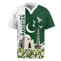 Pakistan Independence Day Rugby Jersey Patriotic Soldier Heritage Landmarks And Jasmine